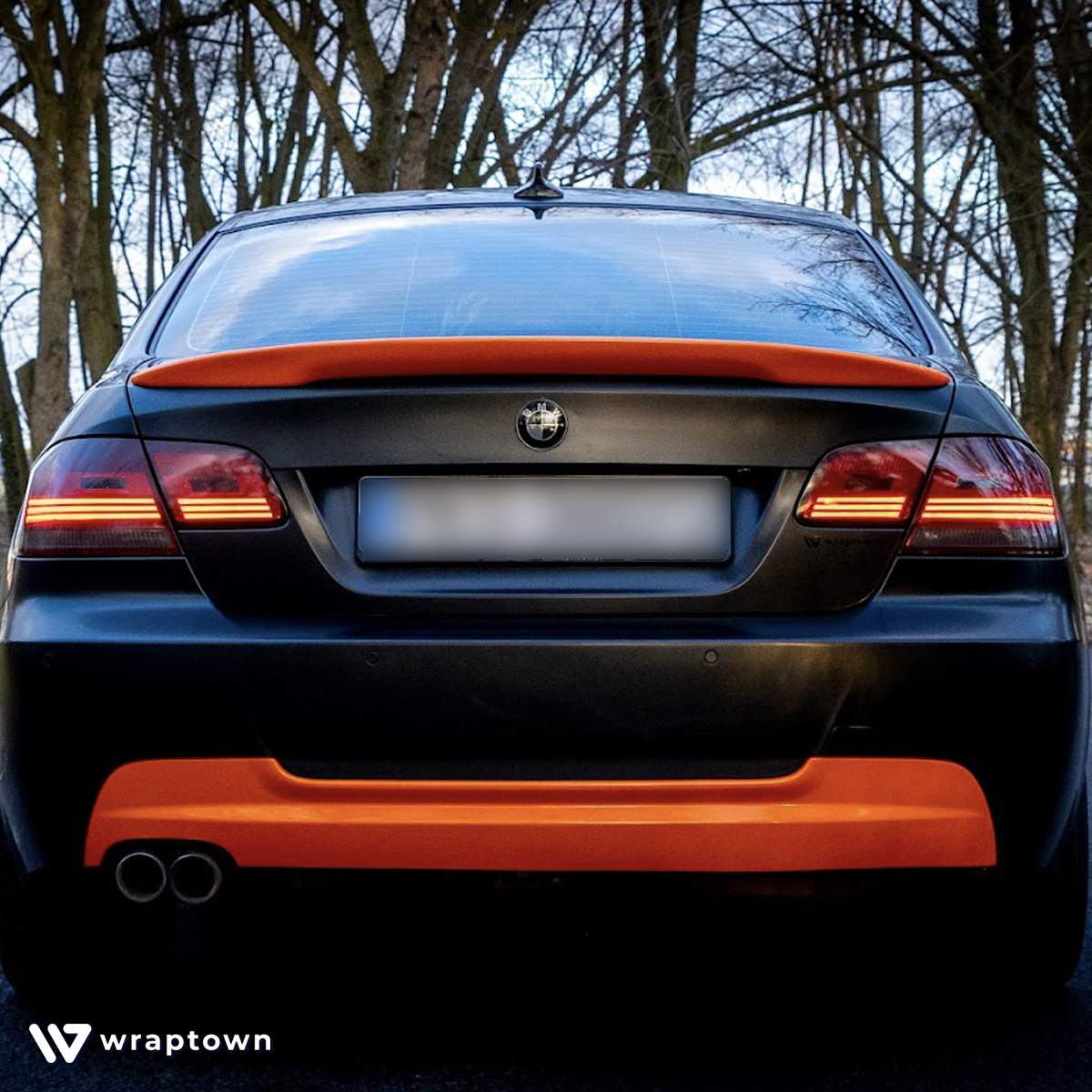 Zmiana koloru auta BMW 330D E92 - WrapTown - Profesjonalne oklejanie aut Poznań Kościan Leszno